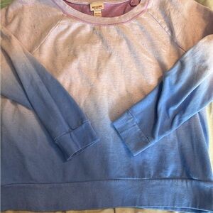 Mossimo Supply Co. Lavender ombré Speckled Sweatshirt